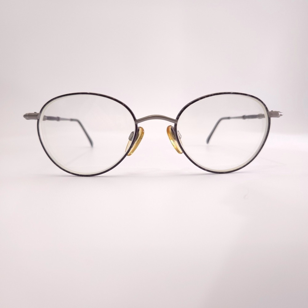 Anne Klein II 6003 K1054 Silver Violet Purple Metal Glasses Frames 50-19-135 - Picture 2 of 16